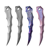 EDC Titanium Alloy Beads Pendant Paracord Outdoor Decorations Bracelet Tools 07FC0E-D4 - KOEEK