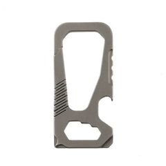 Titanium Alloy Carabiner Key Chain Clip Snap Hook Buckle Key Ring Outdoor EDC 07FC0E-D4 - KOEEK