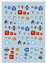 8mm 10mm 15mm Girls and Panzer School Insignias Tank Markings Water Slide Decal 07FC0E-D4 - KOEEK