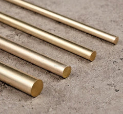10 Pcs Brass Rod Pins 4" Length Knife Handle Pin Rivets 2/3/4/5/6/8mm Diameter 07FC0E-D4 - KOEEK