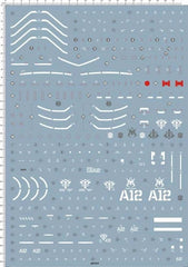 Detail Up 1/60 PG MS-06S ZAKU II GDM Markings Model Kit Water Slide Decal 07FC0E-D4 - KOEEK