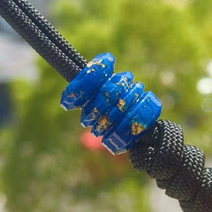 Resin Knife Lanyard Bead Paracord Necklace Pendant Bracelet Bead EDC Charm DIY 07FC0E-D4 - KOEEK