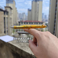 EDC Ultem PEI + Titanium Keychain Ball Pen Mechanical Pen Office Signature Pen 07FC0E-D4 - KOEEK