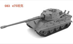 3D Printed 1/72/87/48 Kit E75 Tank Model Unpainted 07FC0E-D4 - KOEEK
