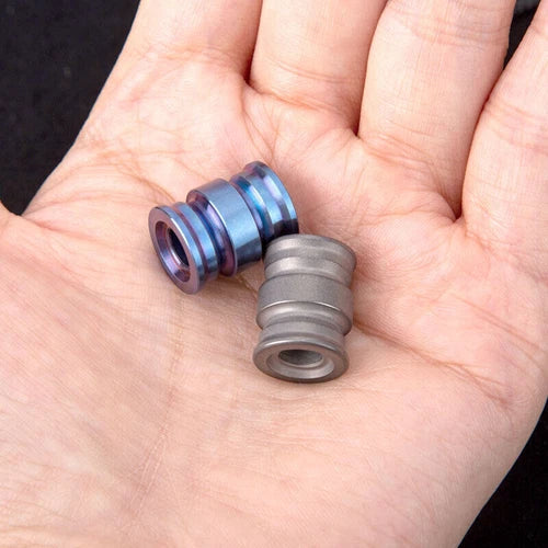 EDC Titanium Alloy Knife Lanyard Bead Paracord Pendant Bracelet Making DIY Beads 07FC0E-D4 - KOEEK