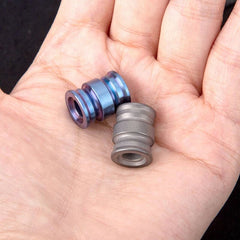 EDC Titanium Alloy Knife Lanyard Bead Paracord Pendant Bracelet Making DIY Beads 07FC0E-D4 - KOEEK