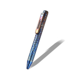 EDC Titanium Alloy Pen Working Learning Pen Ballpoint Signature Tool Pen W/ Clip 07FC0E-D4 - KOEEK