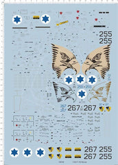 Super Detail Up 1/32 Scale F-15I Ra'am 1561B Model Kit Water Slide Decal 21x29cm 07FC0E-D4 - KOEEK