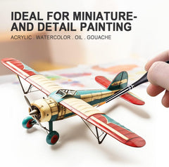 new Golden Maple Miniature Paint Brushes, 15PC Model Brushes Micro 15BK, Black GOLDEN MAPLE - KOEEK