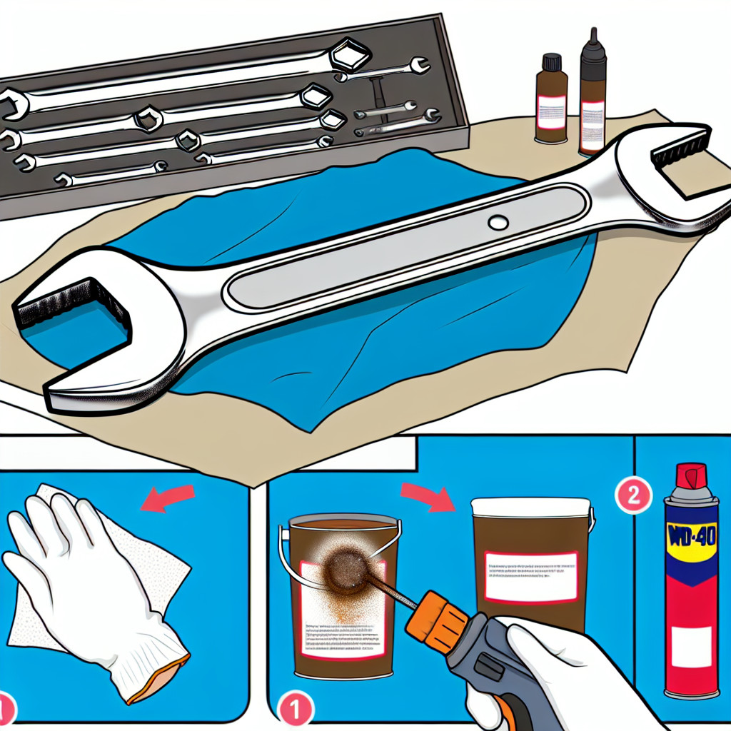 How to maintain a wrench to prevent rust?