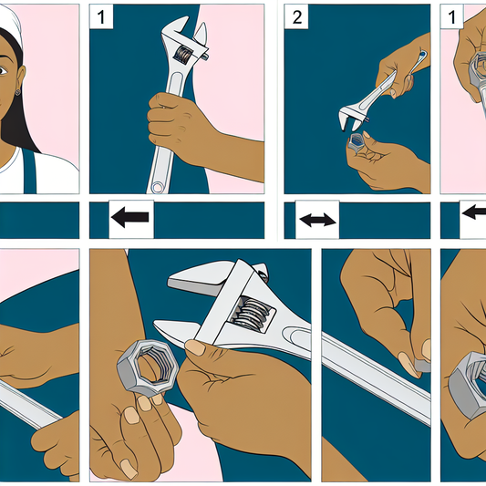 How to use an adjustable wrench correctly?