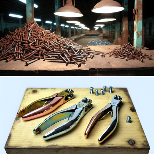 Use rusty screws to create beautiful nail clippers, with the entire production process attached