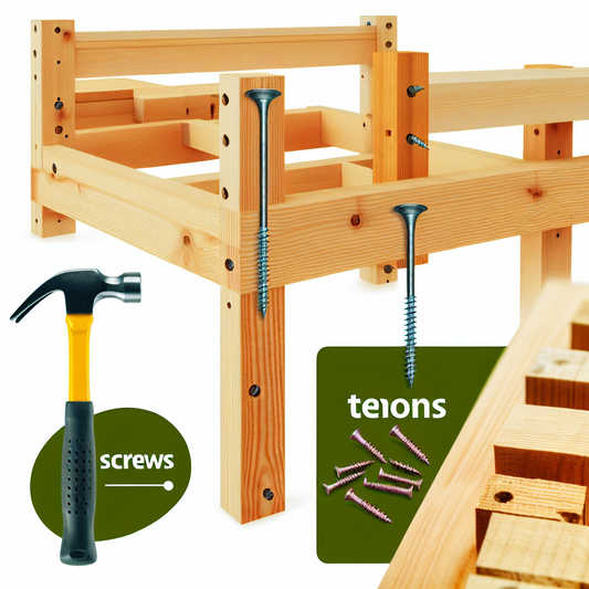 Woodworking DIY: Will the combination of screws and tenons be stronger?