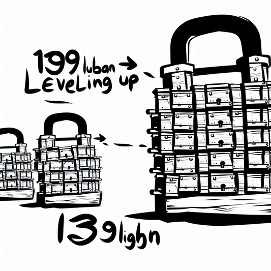 Level up again! There are 129 Luban locks, each weighing more than 130 kilograms.