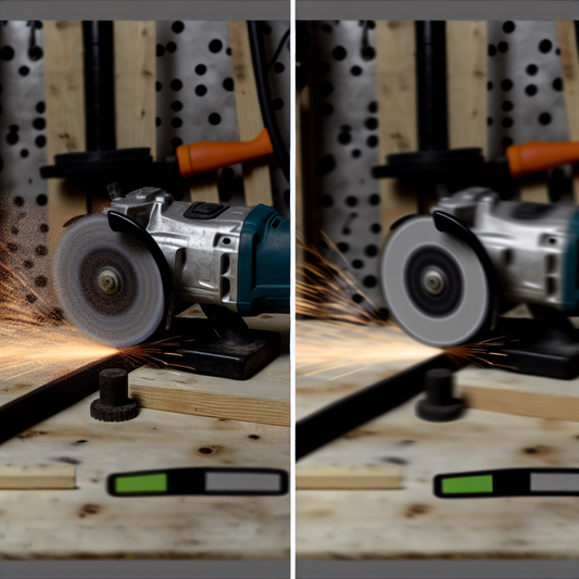 Is the speed of the angle grinder better as faster or slower?