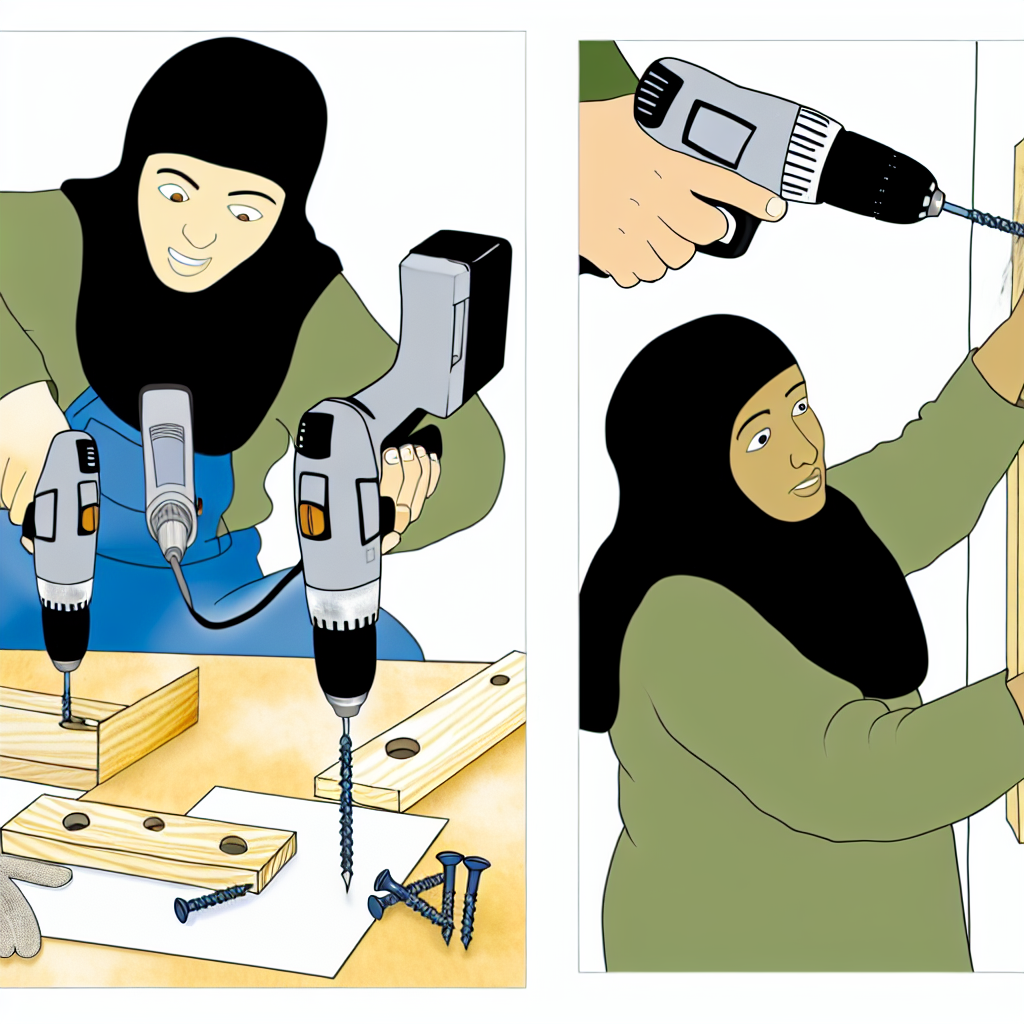 Tools | How to use an electric drill? Drilling holes and mounting screws