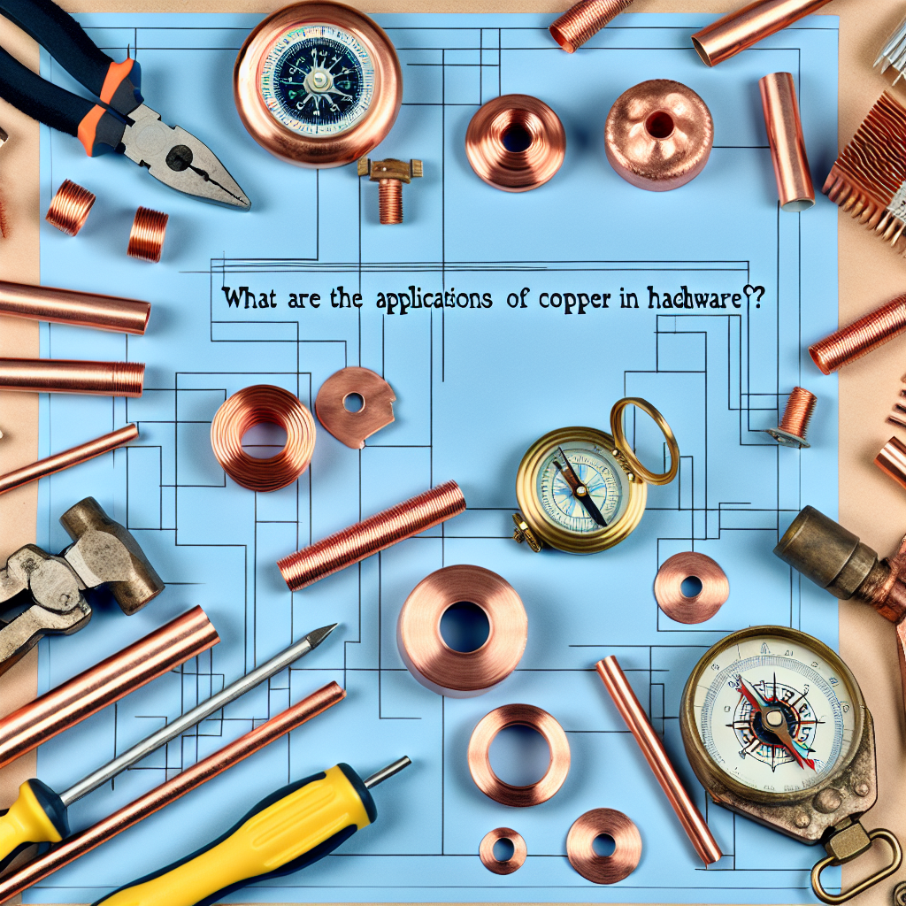 What are the applications of copper in hardware?