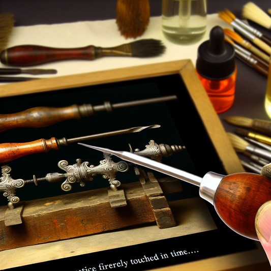 Restoring a screwdriver made in Germany two centuries ago. Who can tell from this workmanship that it was refurbished?