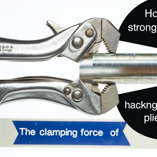 How strong is the clamping force of locking pliers?