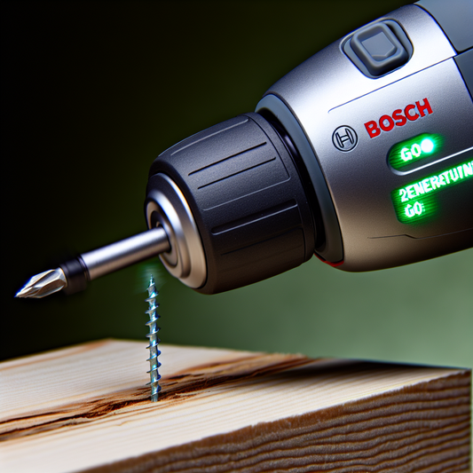 The second generation Bosch GO electric screwdriver can operate automatically by pressing the screw. This design is so clever.