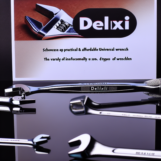 Show off a cheap and easy-to-use DELIXI universal wrench, and briefly talk about several common wrenches