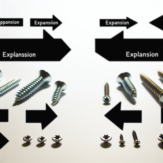 The expansion principle of different types of screws