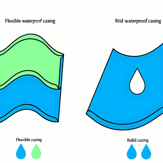 What is the difference between flexible waterproof casing and rigid waterproof casing?