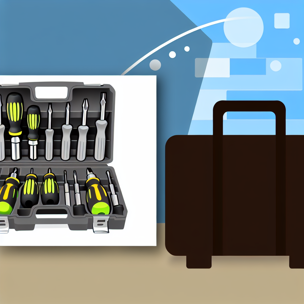 A must-have screwdriver set for home and travel