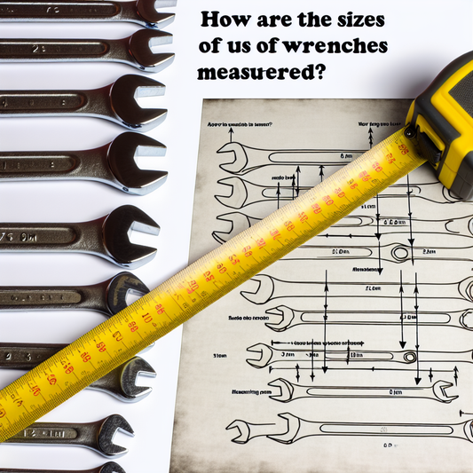 How are the sizes of wrenches measured?