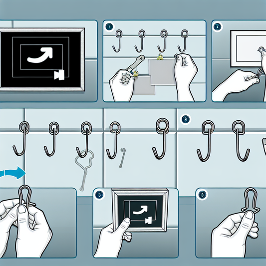 What is the use method of photo frame hooks?