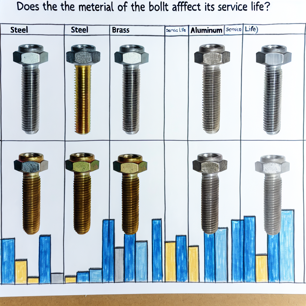 Does the material of the bolt affect its service life?