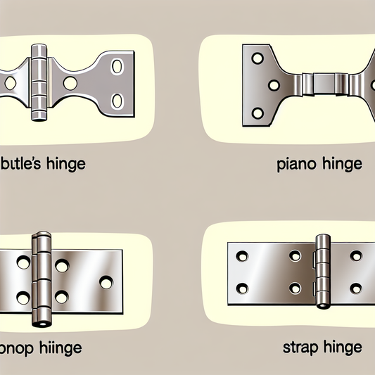 What types of hinges are there?