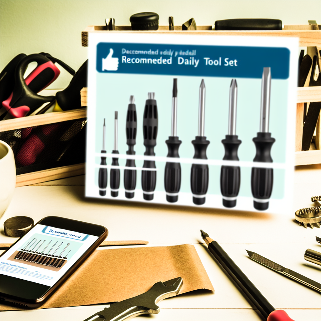 Recommended daily tools for personal use-screwdriver set