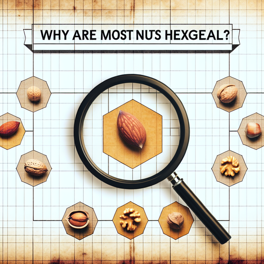 Why are most nuts hexagonal?