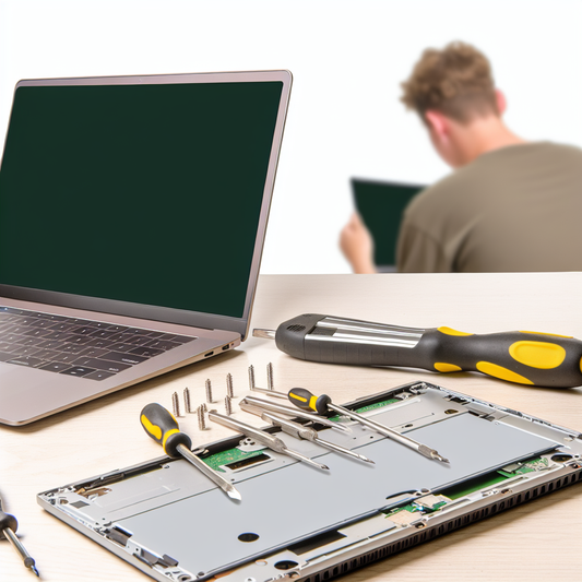 What should I do if I loosen the screws on my laptop?