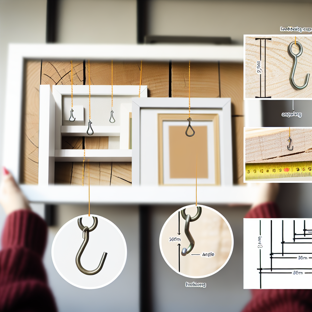 What is the load-bearing capacity of the photo frame hook related to?