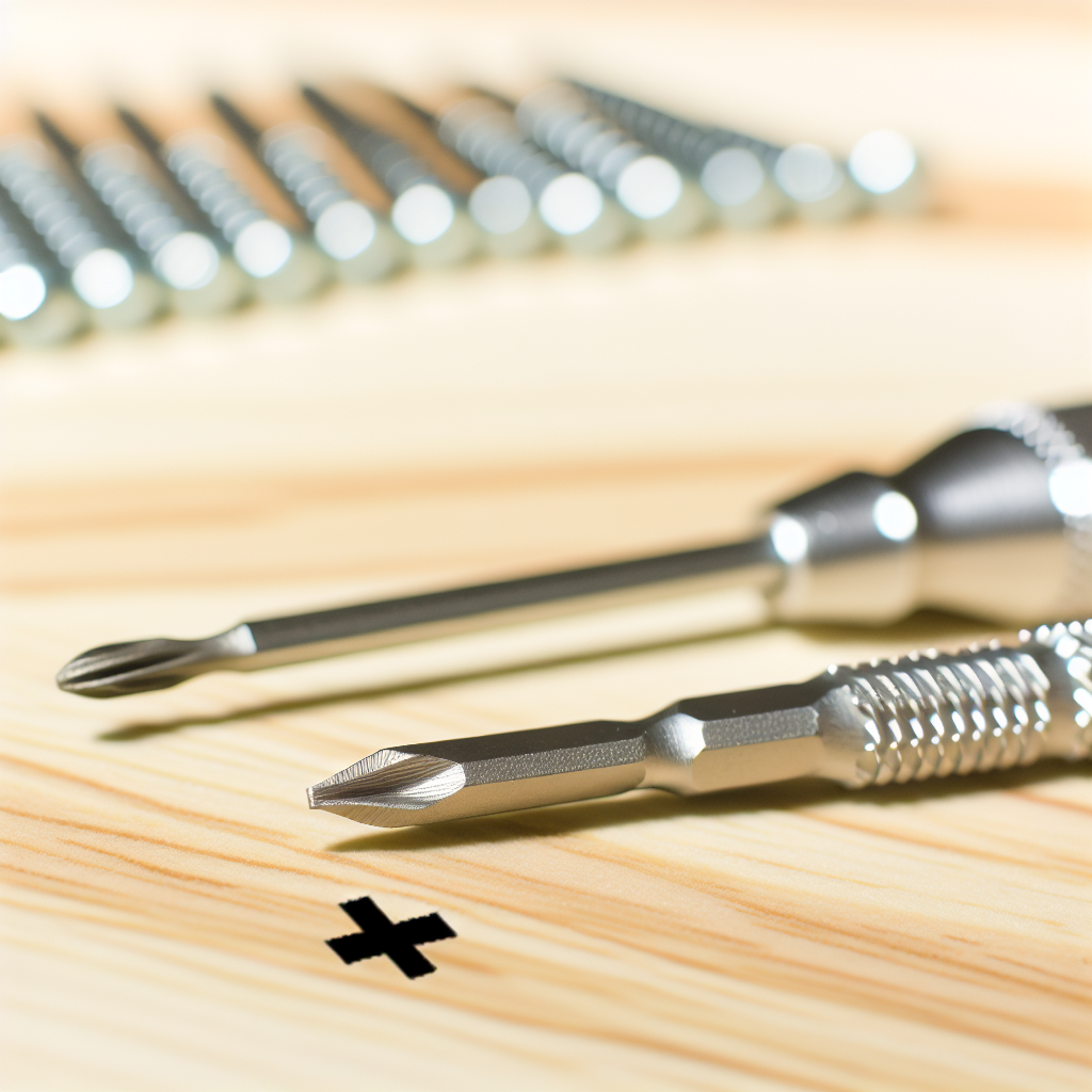 What are the differences between the uses of a Phillips screwdriver and a flat-blade screwdriver?