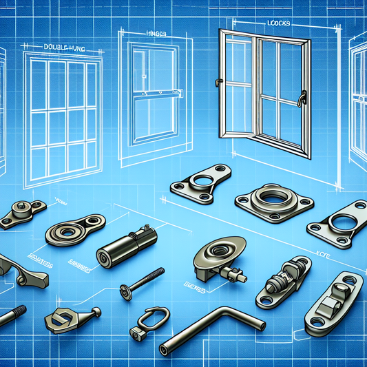 What are the special requirements for window hardware accessories?