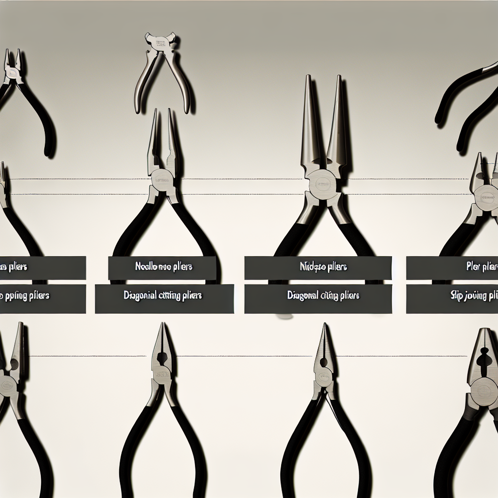 What are the main types of pliers?