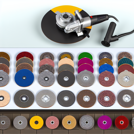 There are 13 types of grinding discs for the angle grinder and polishing machine, and the variety is really eye-opening.