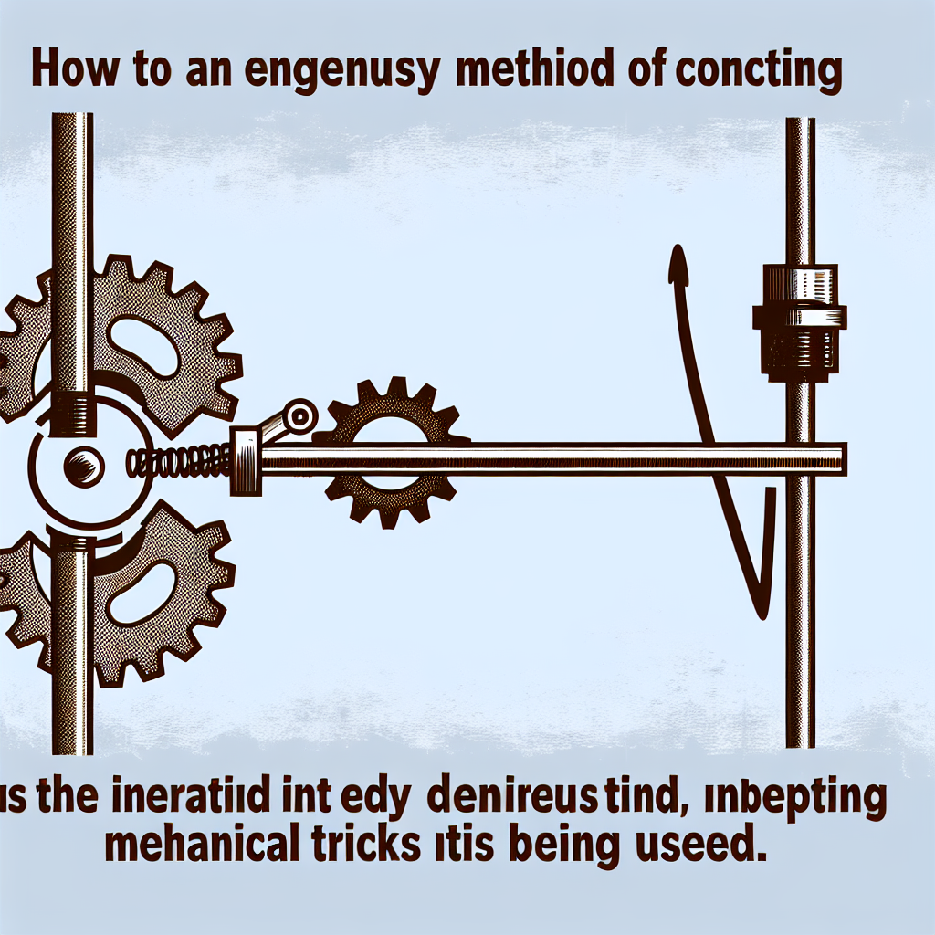 The ingenious method of connecting metal and steel pipes and the mechanical tricks are really eye-opening