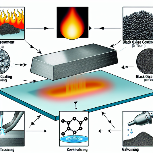 What surface treatments can carbon steel undergo?