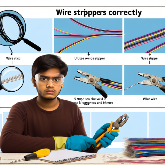 How to use wire strippers correctly?