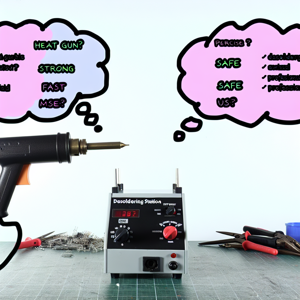 How to choose between heat gun and desoldering station?