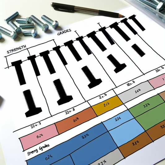 How are the strength grades of bolts divided?