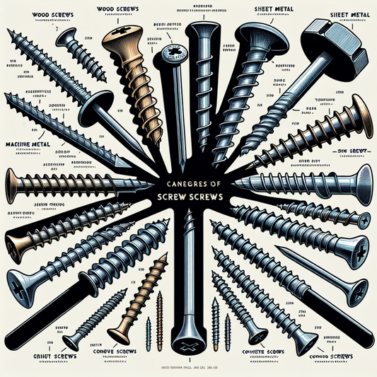 Classification of screws, how to quickly identify the major categories of screws?