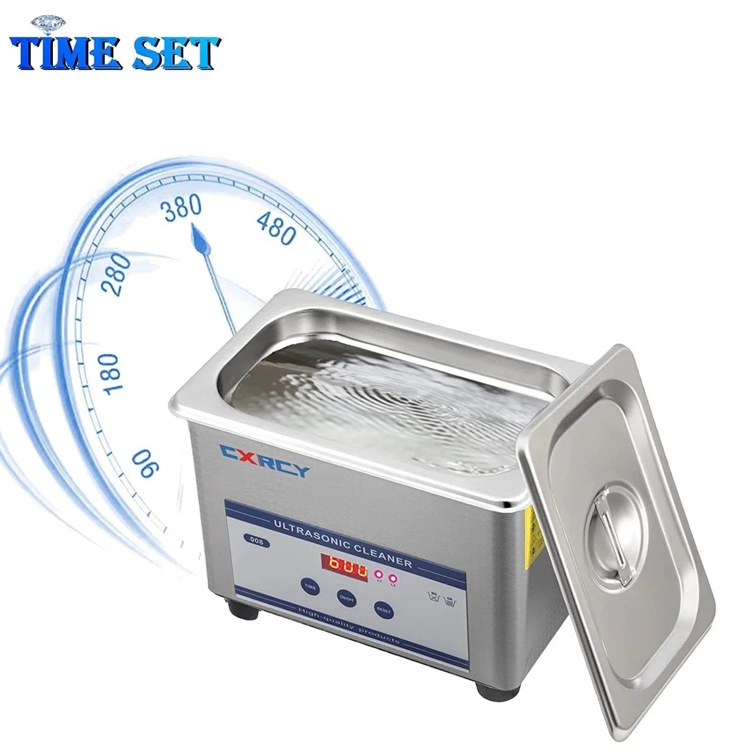 0.8-liter ultrasonic jewelry cleaner Professional cleaning equipment 07FC0E-D4 - KOEEK [4]