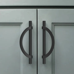 10 Pack Matte Black Cabinet Pulls 5 in (128 mm) Drawer Pulls 07FC0E-D4 - KOEEK [1]
