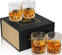10 oz Ice Glasses for Scotch, Spirits and Cocktails - Set of 4 07FC0E-D4 - KOEEK [1]