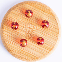 10mm Peaceful amulet natal Buddha (red) KOEEK - KOEEK